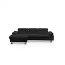 Bild 1 von Cotta Eckschlafsofa, Schwarz, Holz, Echtholz,Buche, 3-Sitzer, einzeln stellbar,L-Form, 244x166 cm, Wohnzimmer, Sofas & Couches, Wohnlandschaften, Ecksofas