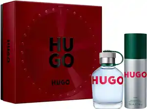 HUGO Man Eau de Toilette und Deodorant-Spray Geschenkpackung, 1 Stk