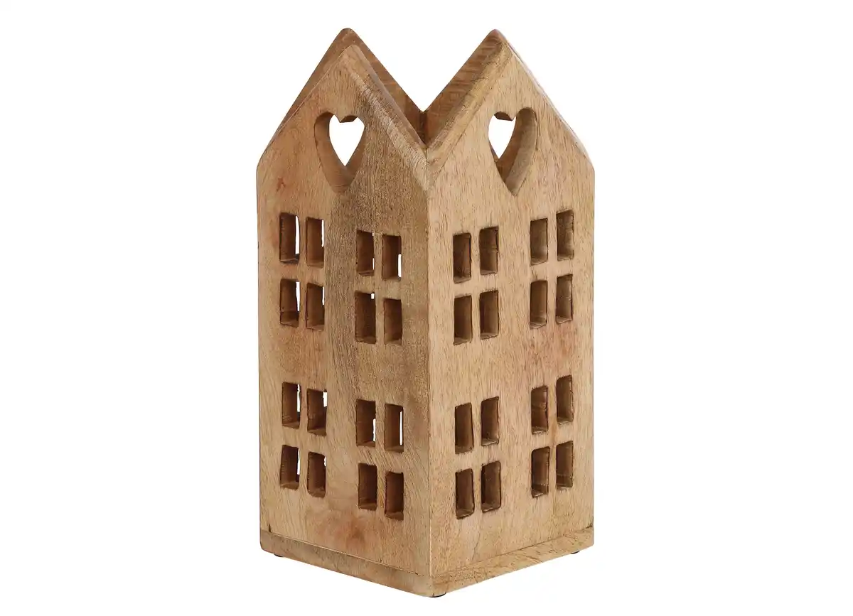 Bild 1 von Windlicht Kanalhaus Holz