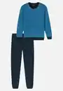 Bild 1 von Herren Schlafanzug lang Blau