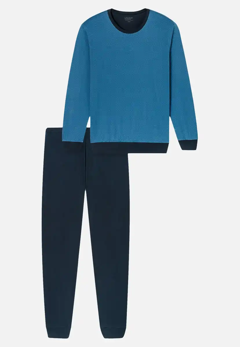 Bild 1 von Herren Schlafanzug lang Blau