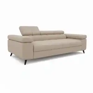 KS Home Concept Schlafsofa, Beige, Textil, 2-Sitzer, 260x90x97 cm, Wohnzimmer, Sofas & Couches, Schlafsofas