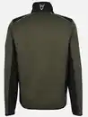Bild 2 von Herren Strickfleecejacke mit vielen Details Oliv