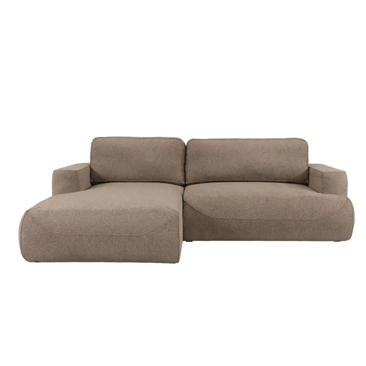 Bild 1 von KS Home Concept Ecksofa, Braun, Textil, 271x195 cm, Wohnzimmer, Sofas & Couches, Wohnlandschaften, Ecksofas