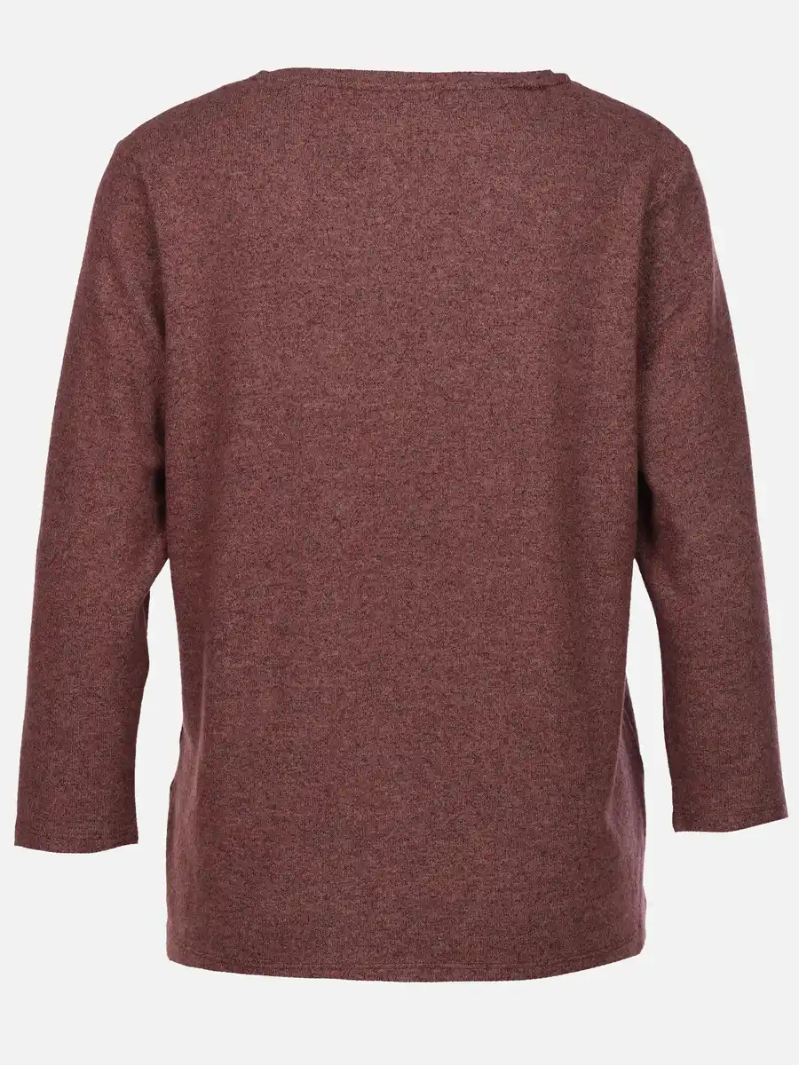 Bild 2 von Damen Flauschshirt mit Strassbesatz Lila