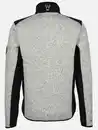 Bild 2 von Herren Strickfleecejacke mit vielen Details Grau