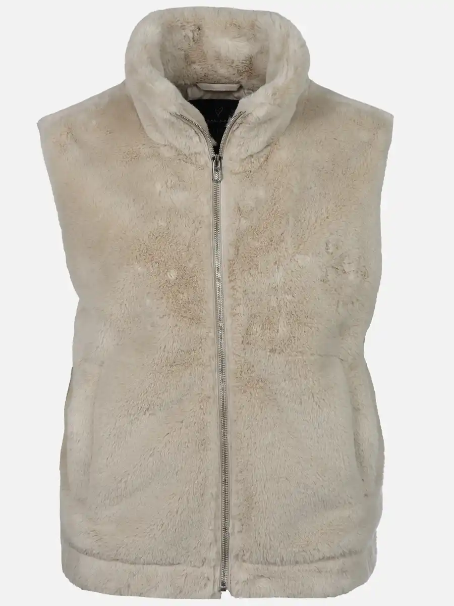 Bild 1 von Damen Kunstfellweste Beige