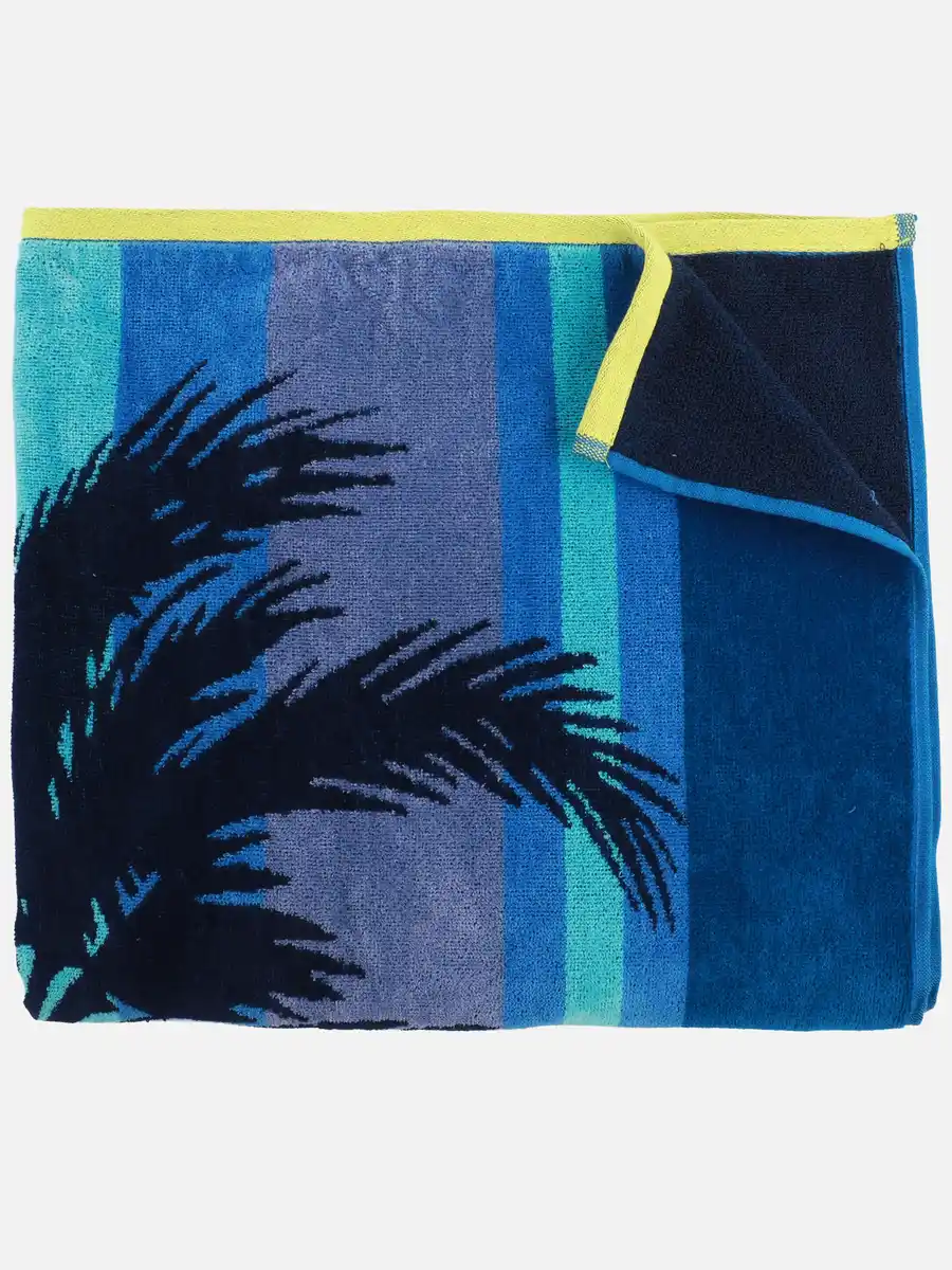 Bild 2 von Strandtuch mit Palmen 86x160cm Blau