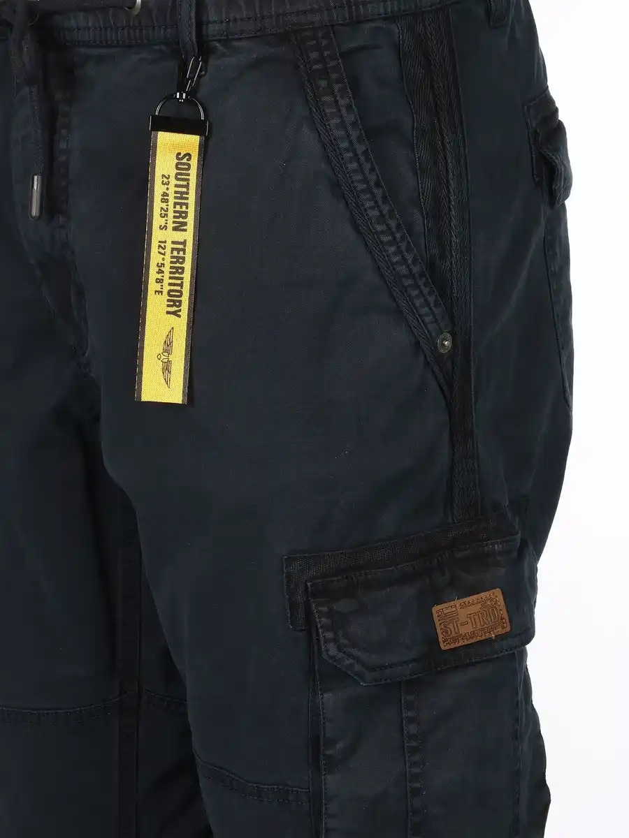 Bild 3 von Herren Cargohose mit Komfortbund Blau
