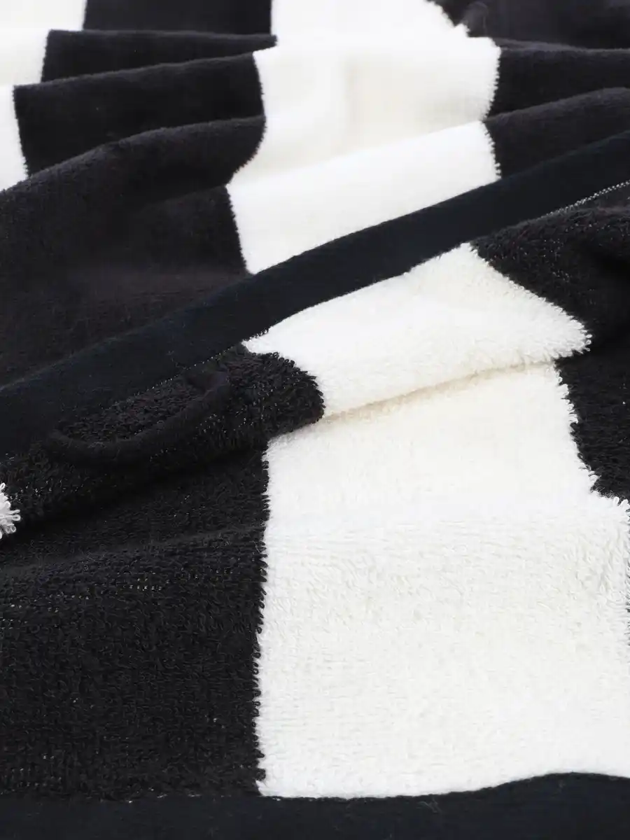 Bild 3 von Handtuch aus Velours 50x100cm Schwarz