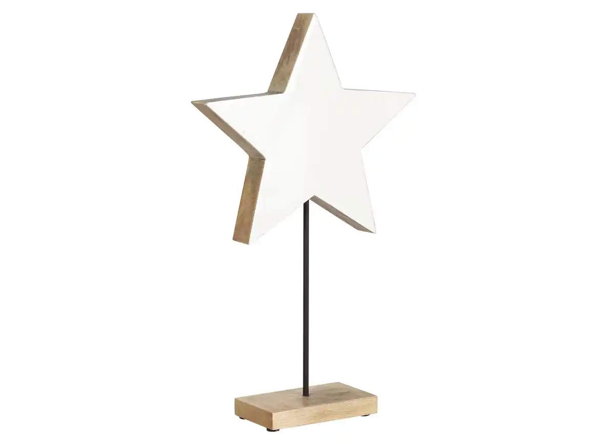 Bild 1 von Holzstern auf Metallständer