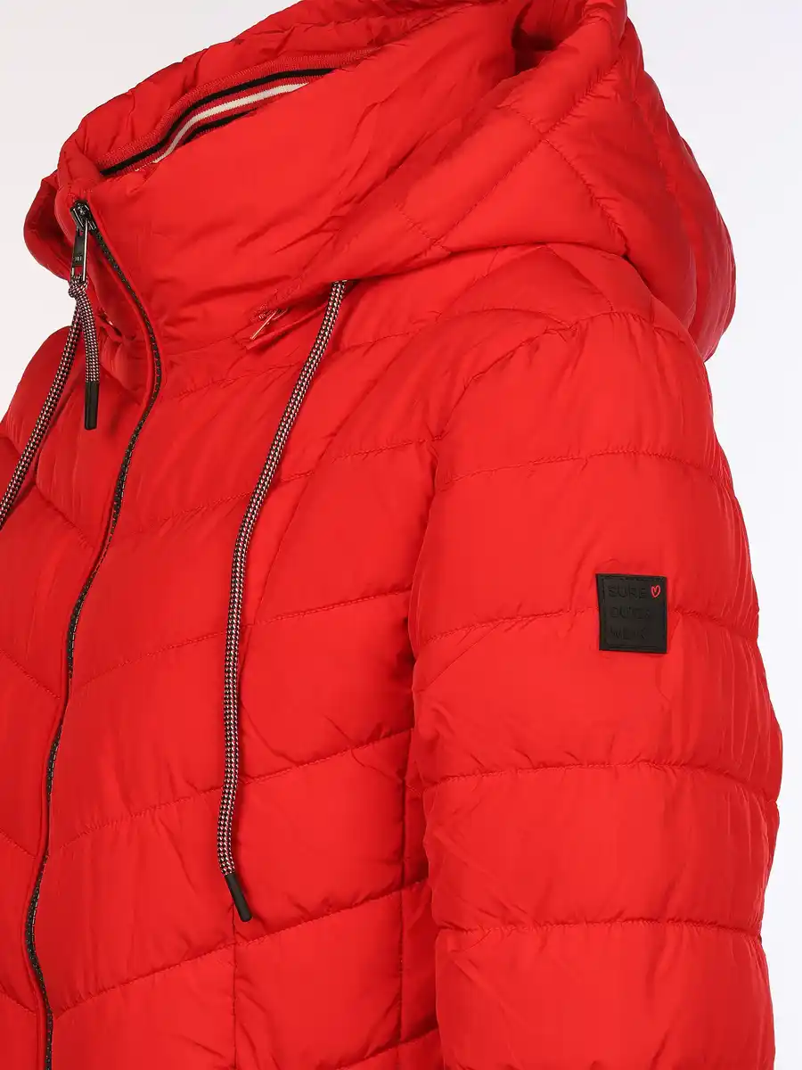 Bild 4 von Damen Steppjacke mit Kapuze Rot