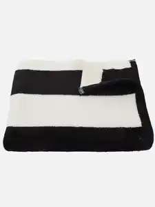 Handtuch aus Velours 50x100cm Schwarz