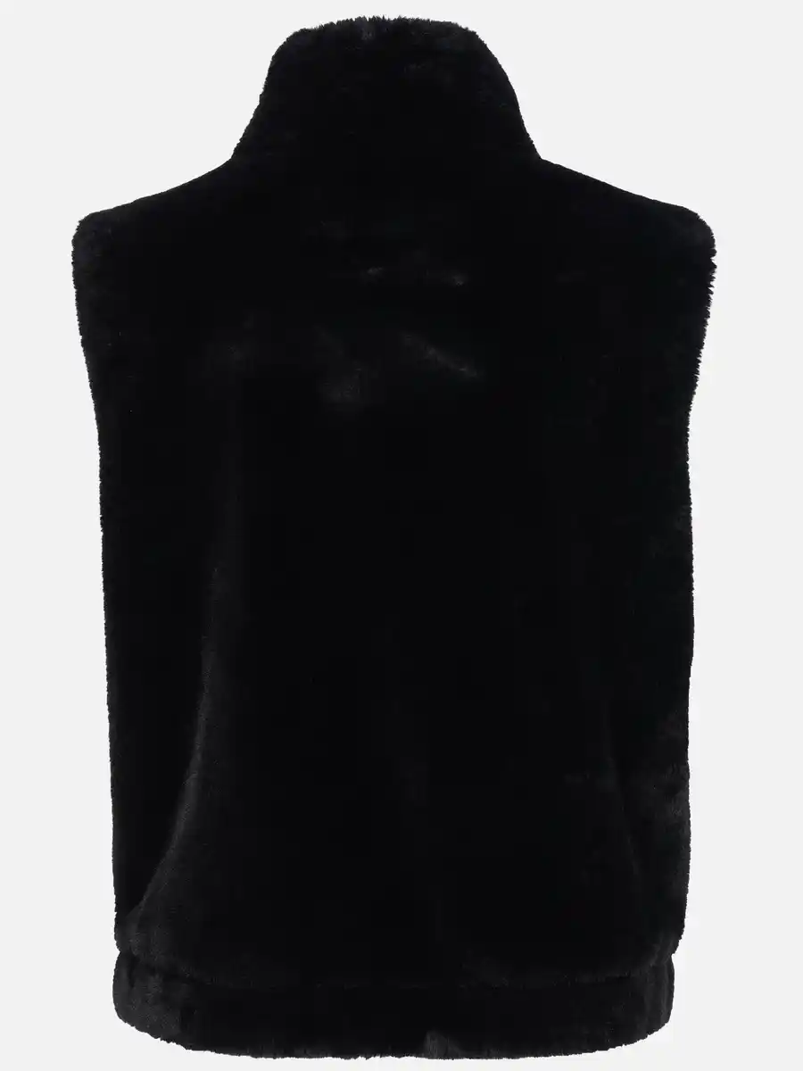 Bild 2 von Damen Kunstfellweste Schwarz