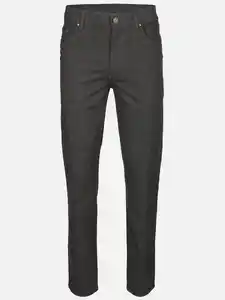 Herren Stoffhose in Wolloptik Grau