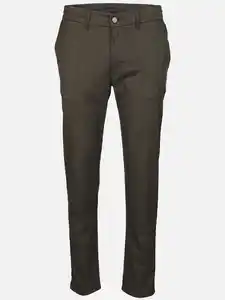 Herren Jerseyhose, meliert Braun