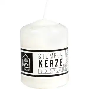 Stumpenkerze Brenndauer: ca. 20 Stunden