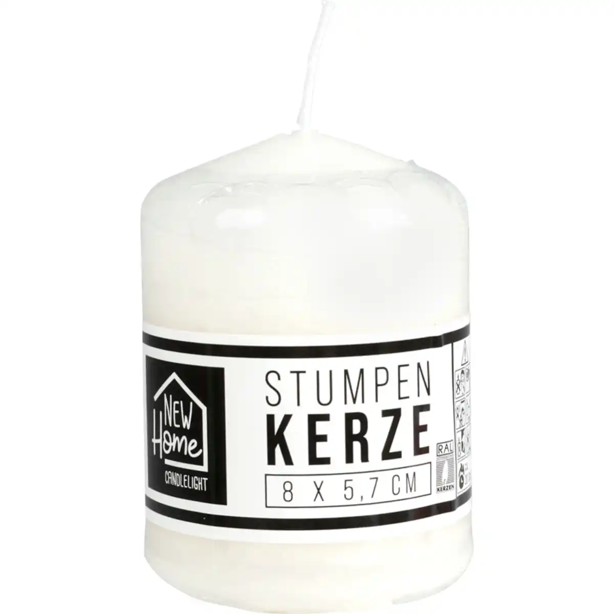 Bild 1 von Stumpenkerze Brenndauer: ca. 20 Stunden
