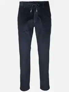 Herren Cordhose mit Bindekordel Blau