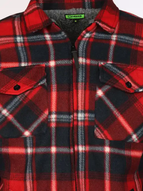 Bild 3 von Herren Thermohemd mit Karos Rot