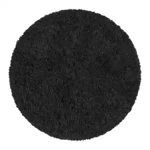 Badematte Chris Schwarz Ø ca. 80cm, Schwarz