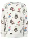 Bild 1 von Jungen Sweatshirt mit Alloverprint Waldtieren Grau