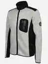 Bild 3 von Herren Strickfleecejacke mit vielen Details Grau