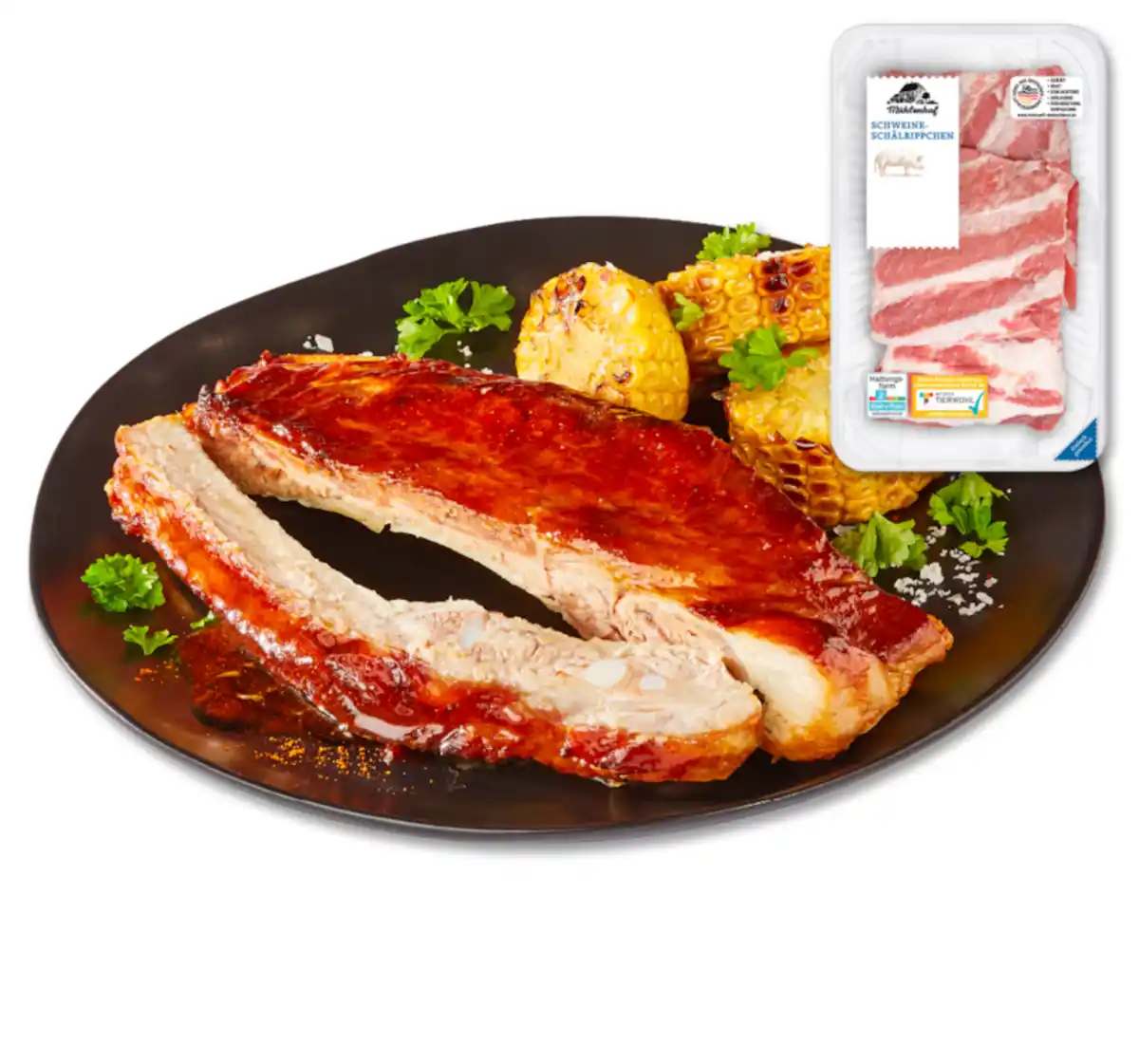 Bild 1 von MÜHLENHOF Frische Schweine-Schälrippchen*