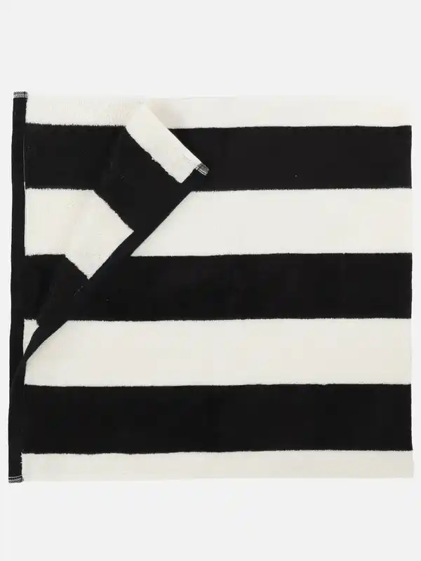 Bild 2 von Handtuch aus Velours 50x100cm Schwarz