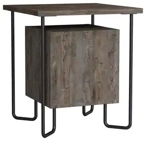 Nachttisch Acres ca. 40x45x40 cm Dunkelbraun, Dunkelbraun