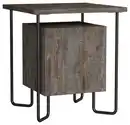 Bild 1 von Nachttisch Acres ca. 40x45x40 cm Dunkelbraun, Dunkelbraun