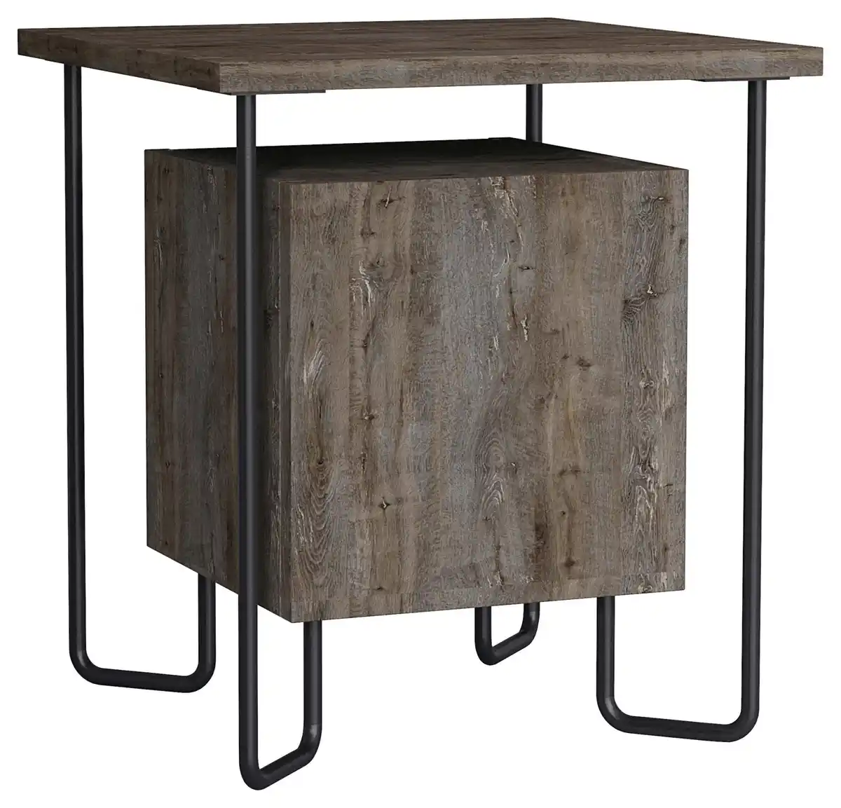 Bild 1 von Nachttisch Acres ca. 40x45x40 cm Dunkelbraun, Dunkelbraun
