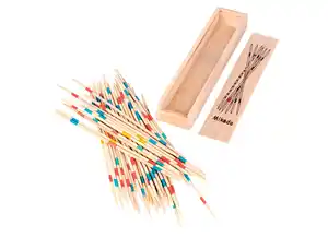 Mikado Spiel mit praktischer Holzbox