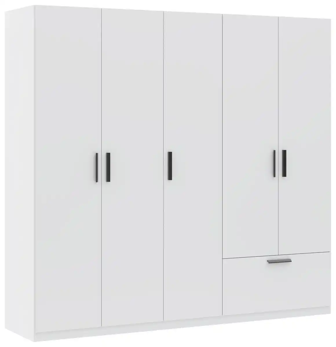 Bild 1 von Drehtürenschrank Milos 5T1S Weiß, Weiß