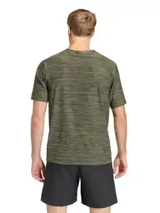 Herren Sport Shirt meliert Oliv