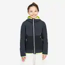 Bild 1 von TRIBORD Fleecejacke Segeln Kinder warm wendbar 500 grau/neongelb