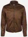 Bild 1 von Herren Bikerjacke in Velouroptik Braun
