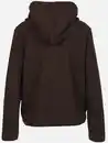 Bild 2 von Damen Teddyfleece-Cardigan mit Kapuze Braun