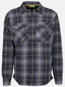 Herren Thermohemd mit Karos Blau