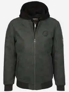Herren Bikerblouson Grau
