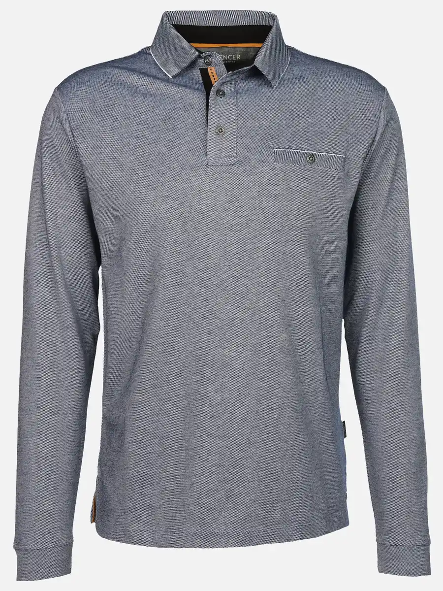 Bild 1 von Herren Poloshirt mit Brusttasche Blau