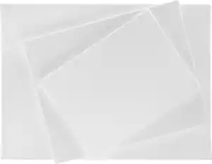 Keilrahmen Artist Canvas in Weiß, 3er-Pack, Weiß