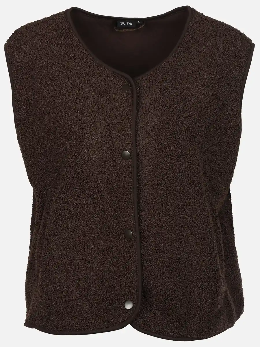 Bild 1 von Damen Teddy Weste Braun