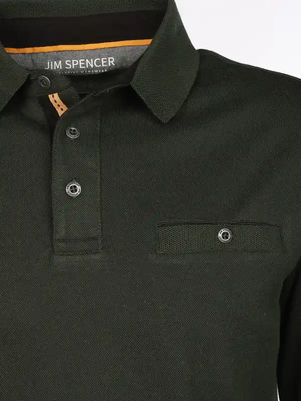 Bild 3 von Herren Poloshirt mit Brusttasche Grün