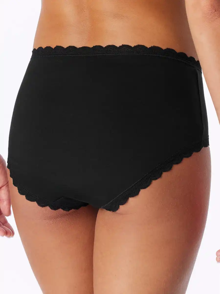 Bild 2 von Damen Midislips im 2er Pack Schwarz