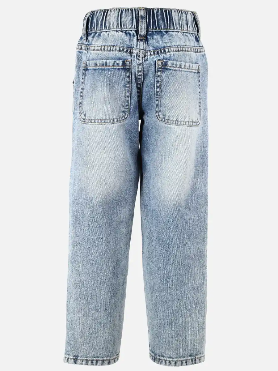 Bild 2 von Jungen Jeans mit verstellbarem Taillenbund Blau