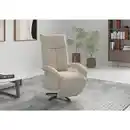 Bild 1 von Sit & More Relaxsessel ZOE E, Sand, Metall, 74x112x82 cm, Goldenes M, Oeko-Tex® Standard 100, Made in Europe, DGM-Klimapakt, Sitzfläche 360° drehbar, gepolsterte Armlehnen, Wohnzimmer, Sessel, Rel