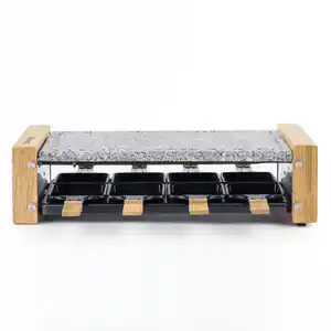 HKoenig Raclette-Gerät, Zirbelkiefer, Holz, 22.7x12.8x47.7 cm, Küchengeräte, Tischgrills & Fondues, Raclette-Grills
