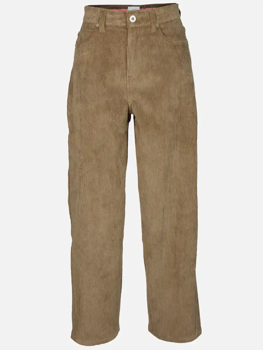 Bild 1 von Damen Cordhose in weiter Form Oliv