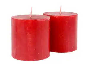 Rusti-Stumpenkerze versch. Farben